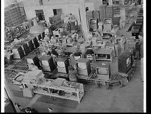 Admiral television assembly line at Bankstown