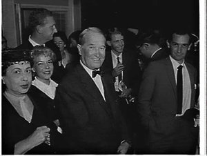 Reception for Maurice Chevalier, Ushers Hotel, Sydney