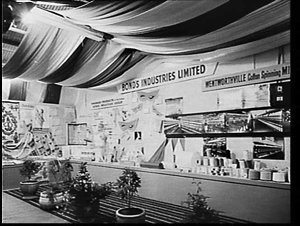Bond's Industries exhibit at the Parramatta Industrial ...