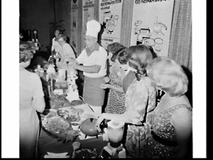 Sunbeam cookery appliances exhibition and demonstration...