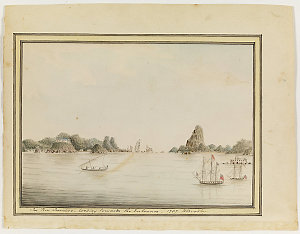 William Bradley drawings from his journal `A Voyage to ...