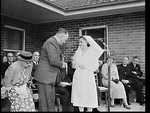 Governor of NSW, Sir John Northcott, opens Hammondville...