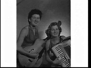 Mary and Rita Schneider, country and western singers an...