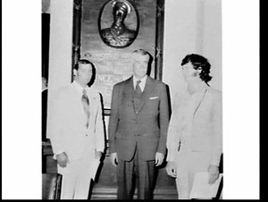 Governor Roden Cutler presents Royal Humane Society awa...