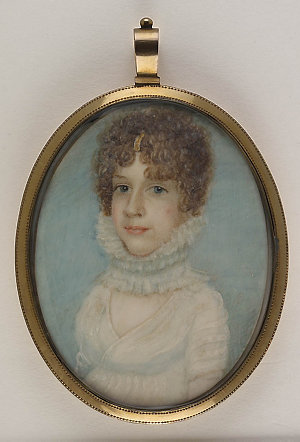 Miniature portrait formerly believed to be Betsey Alici...