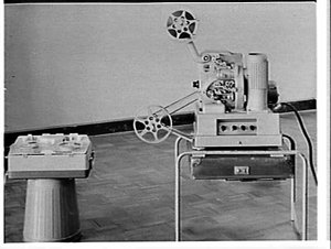 Philips Synchro-Cine Magnetic (hydro line) tape recorde...