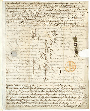 John William Croker - letter received from Marshall Waller Clifton, 19 July 1841