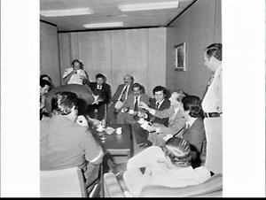 Minister for Immigration Ian McPhee has tea with member...