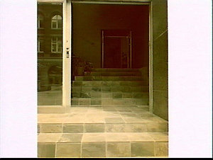 Natural Stone slate paving footpath to the front door o...