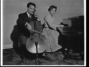 French cellist Guy Fallot and pianist Monique Fallot re...