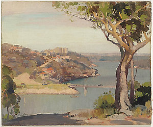 Fig Tree Bridge, Lane Cove / painted by Herbert Reginal...