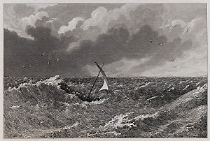 Robert Batty - Views relating to the mutiny of the Bounty, 1831? [12 etching proofs]