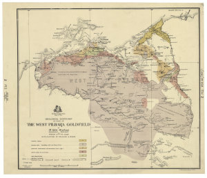Geological sketch map of part of the West Pilbara goldf...