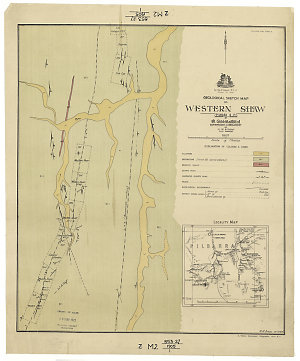 Geological sketch map of Western Shaw, Pilbara G.F. [ca...