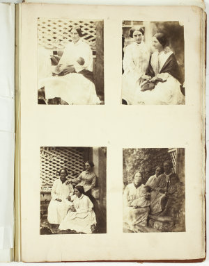 Album of views, illustrations and Macarthur family phot...