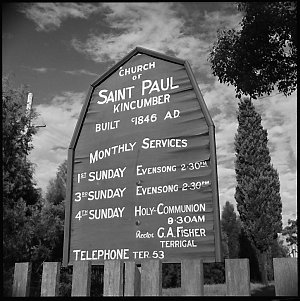 File 02: St Paul's church at Kincumber, February 1954 /...