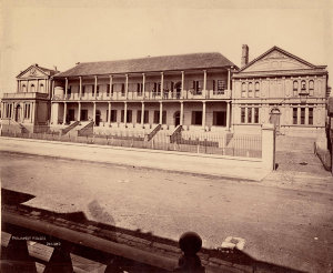 Parliament Houses, Dec 1870 / [attributed to Charles Pi...