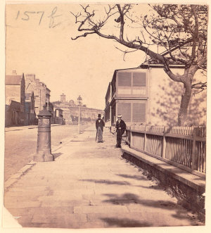 [Lower Fort Street, Dawes Point / attributed to J. Pain...