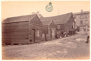 Houses, Wright's Wharf, next to Market Wharf, off Susse...