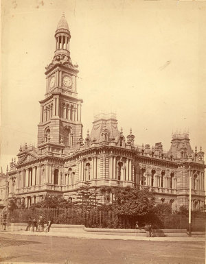 [Sydney Town Hall / attributed to the photographer Will...