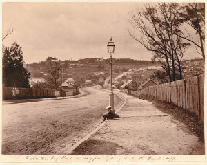 Rushcutters Bay Road, on way from Sydney to South Head,...