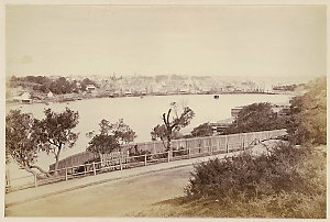 [Woolloomooloo Bay from The Domain, Sydney]