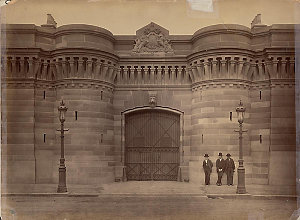 Entrance to Darlinghurst Gaol, 1887