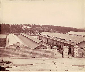 Abattoirs Glebe Island, Sydney, Oct 1870 / [attributed ...