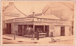 H.D. Cockburn, auctioneer, corner Pitt & Park Streets, ...
