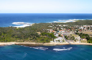 Aerial photographs of Nora Head, New South Wales, 13 Ma...