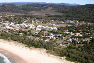 Aerial photographs of Cabarita Beach, New South Wales, ...
