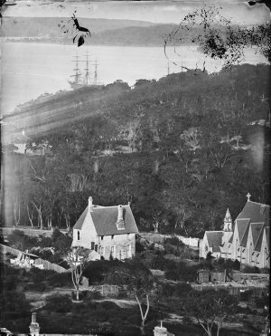 Harbour from Christchurch and rectory, North Sydney