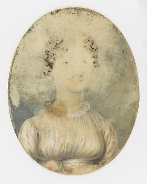 Miniature portrait, possibly of Anna Josepha King