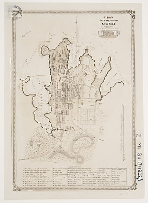 Plan of the town and suburbs of Sydney, August, 1822 [c...