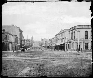 Collins Street, Melbourne, looking east from the Union ...