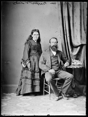 Mr [Alfred] Baxter and his wife [Mary Jane, nee Leech]