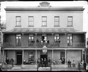 Holtermann family and their Post Office Hotel, York Str...