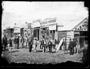 Short Street scene, Hill End