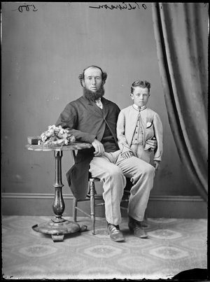 O. Lipson (?) and son