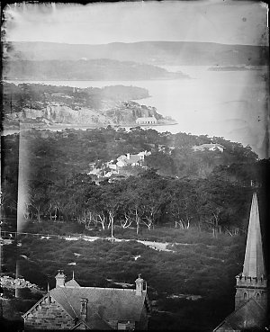 Panoramic view of the Harbour from St. Peter's Church, ...