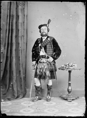 Mr I. Watt in Highland dress