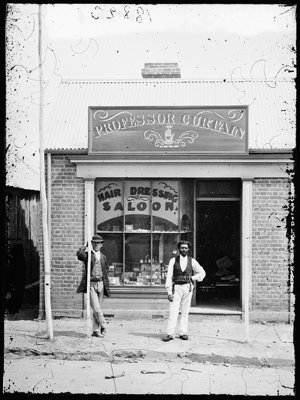 "Professor" Curtain's Barber's Saloon, Hill End