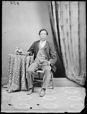 Portrait of unidentified Chinese man
