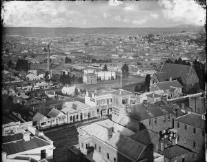 Panorama of Ballarat taken from the Town Hall tower