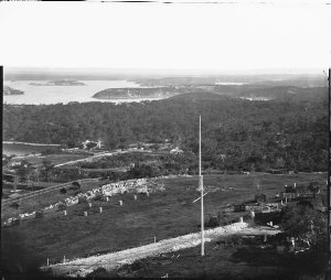 Panorama of Sydney from the Holtermnann residence