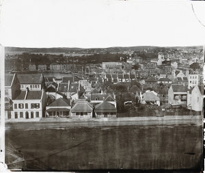 Photograph looking east towards Circular Quay from Uppe...
