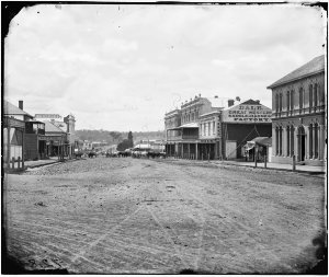 Summer Street, looking east from Anson Street and the C...