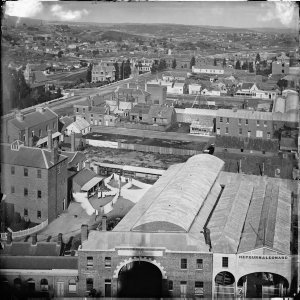 Panorama of Ballarat taken from the Town Hall clocktowe...