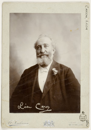 Leon Caron, composer and conductor, ca. 1900-1905 / pho...