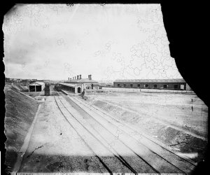 Bendigo Railway Station and yards (?)